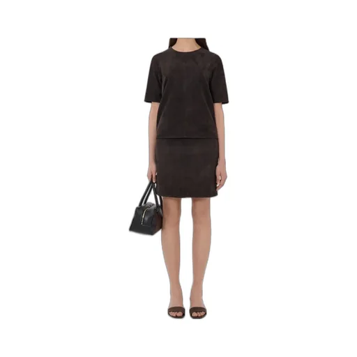 Engel Suede Oencil Mini Skirt