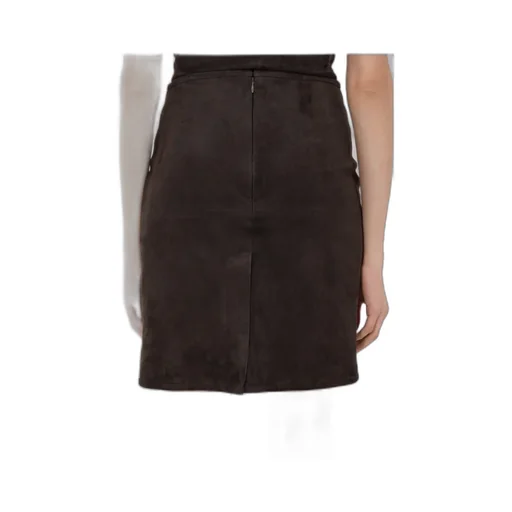 Engel Suede Oencil Mini Skirt