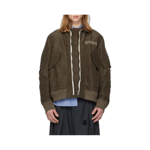 Sacai Zip-Up Bomber Jacket