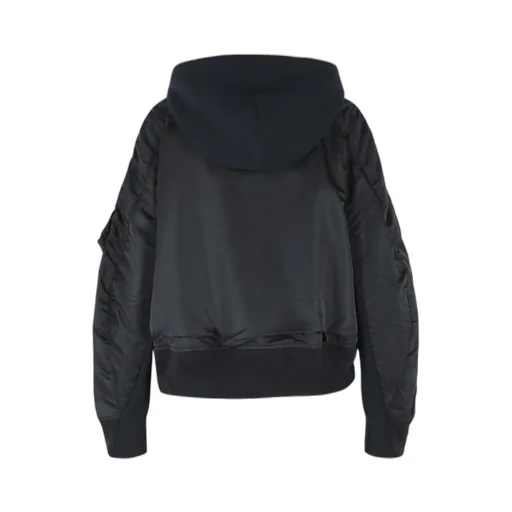 Sacai Zip-Up Panelled Hoodie