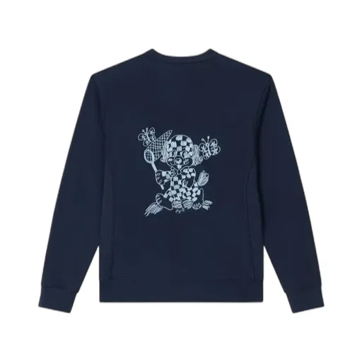 Embroidered Outlined Sweatshirt In Cotton Kenzo Cartoon