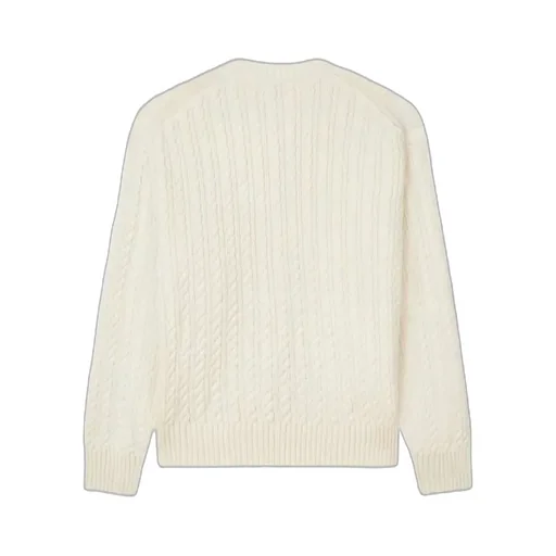 Knit Jumper In Cotton Wool Boke Flower