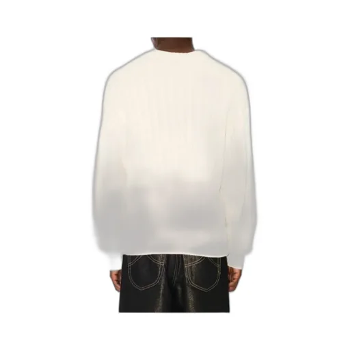 Knit Jumper In Cotton Wool Boke Flower