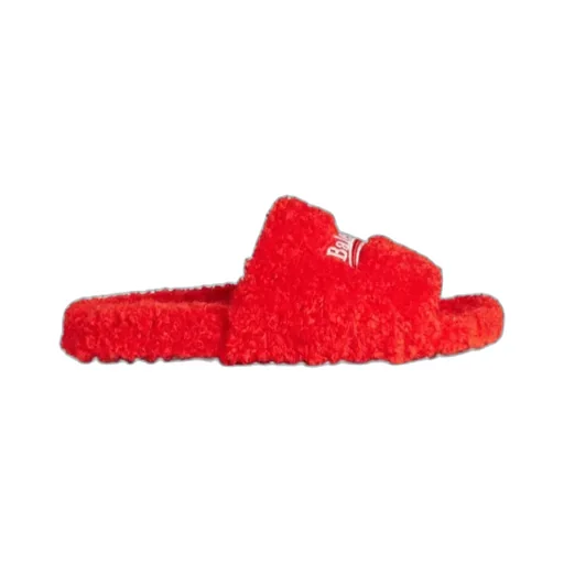 Logo Fleece Slides