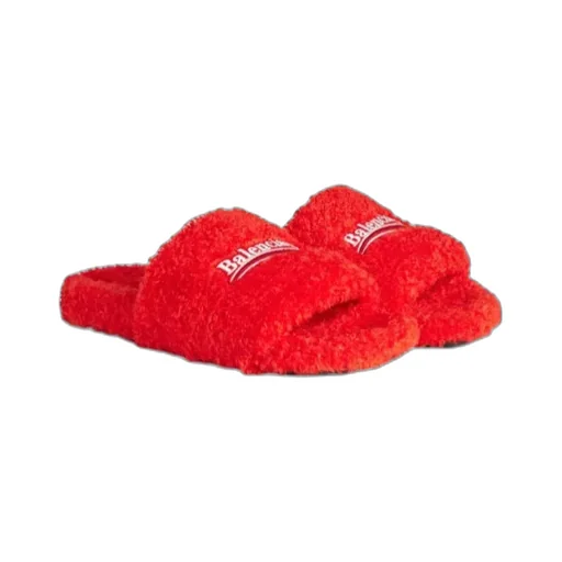 Logo Fleece Slides