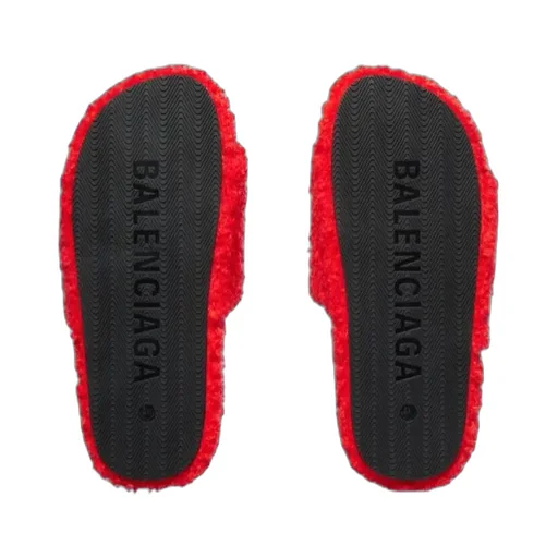 Logo Fleece Slides
