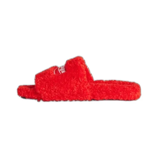 Logo Fleece Slides