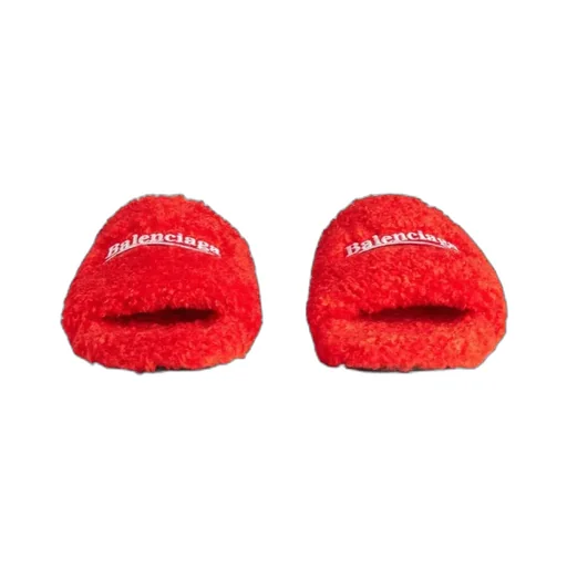 Logo Fleece Slides