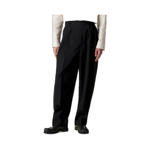 Fernando Pleated Wool Tapered Pants