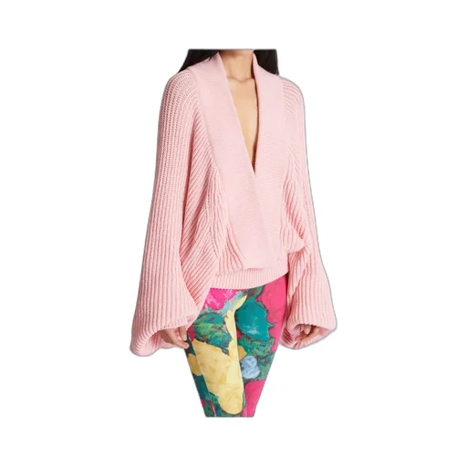 Balmain Oversized Ribbed Knitted Sweater