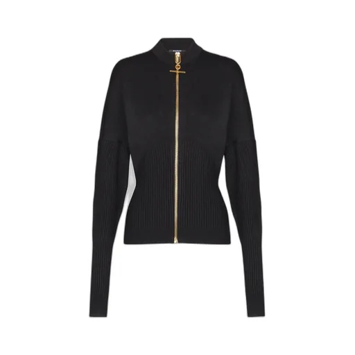 Balmain Zipped Knit Cardigan