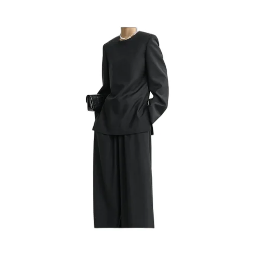Round-Neck Blouse