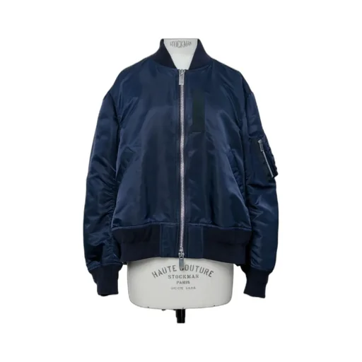 Zipped Bomber Jacket