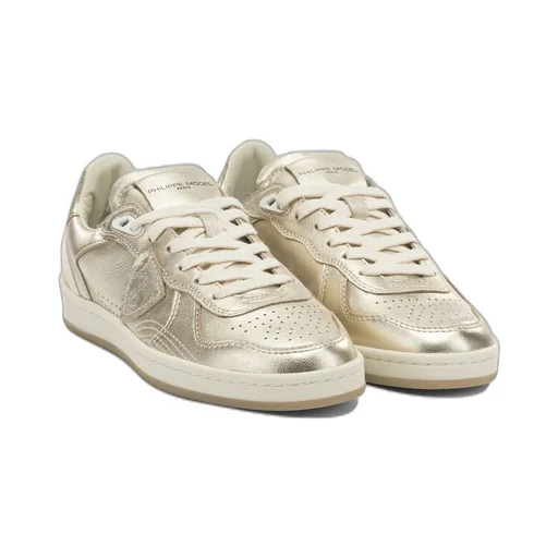 Philippe Model Logo Patch Lace-Up Sneakers