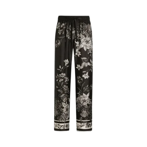 Dolce & Gabbana Floral Printed Trousers