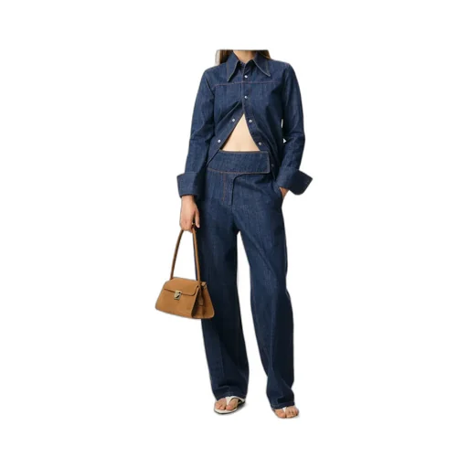 Ami Wrapped Belted Ballon Fit Jeans
