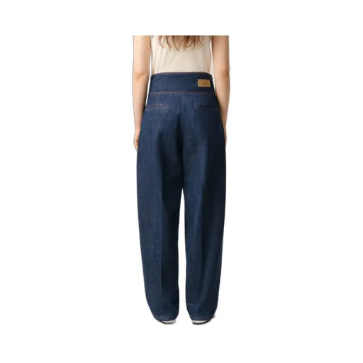 Ami Wrapped Belted Ballon Fit Jeans