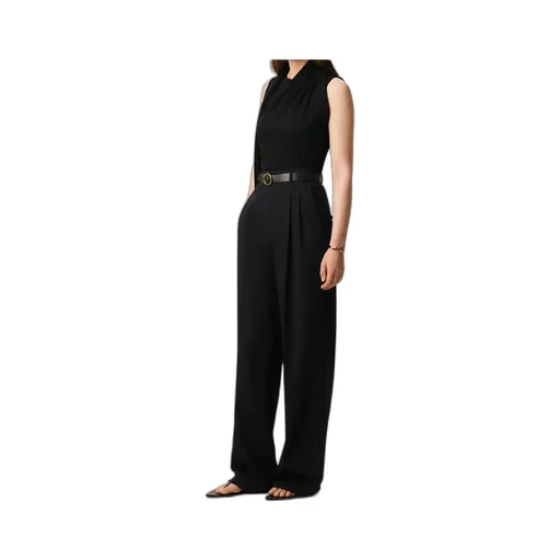 Ami High Waist Wide Trousers