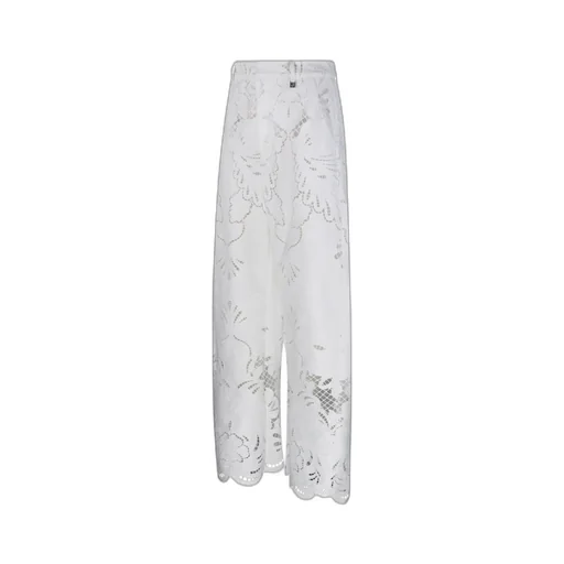 Giuseppe Di Morabito Broderie Lace Wide-Leg Pants