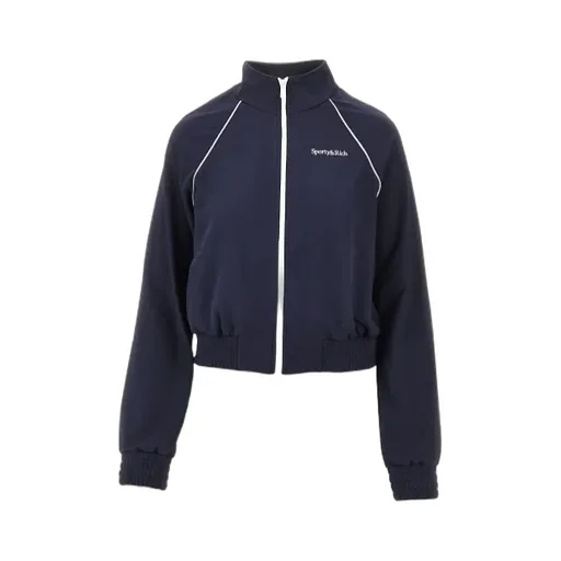 Sweatshirt Serif Logo Retro Track