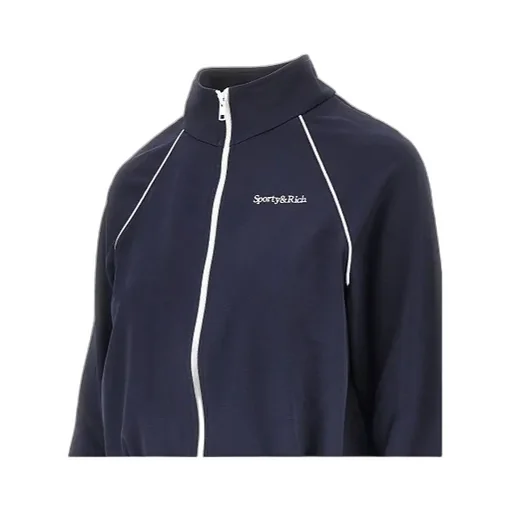 Sweatshirt Serif Logo Retro Track