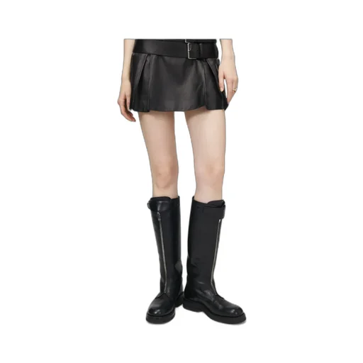 Alexander Mcqueen Countryside Zip-Detailed Buckle Knee Boots