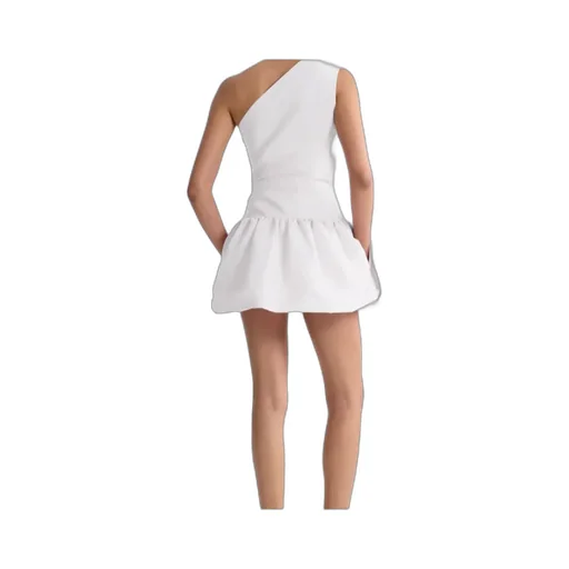 One-Shoulder Bloomer Mini Dress