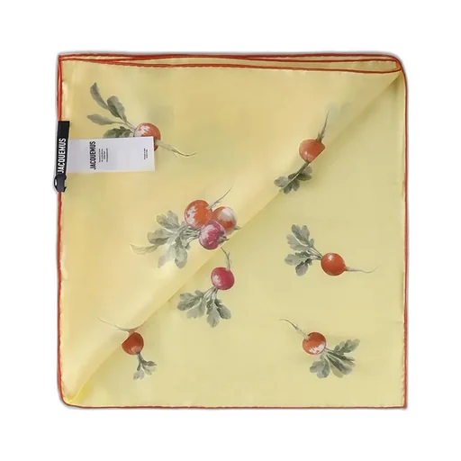 Jacquemus Radish Print Silk Scarf
