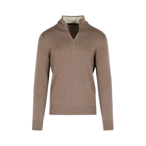 Gran Sasso Half-Zip Knitted Jumper