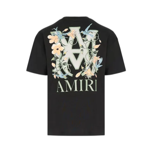 Amiri Ma Floral Printed Crewneck T-Shirt