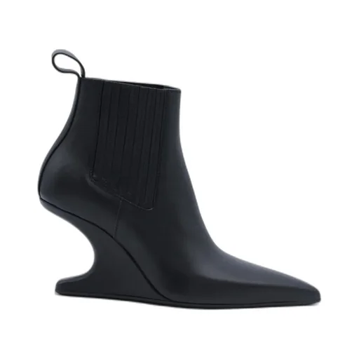 Rick Owens Pointed Toe Ankle Boots