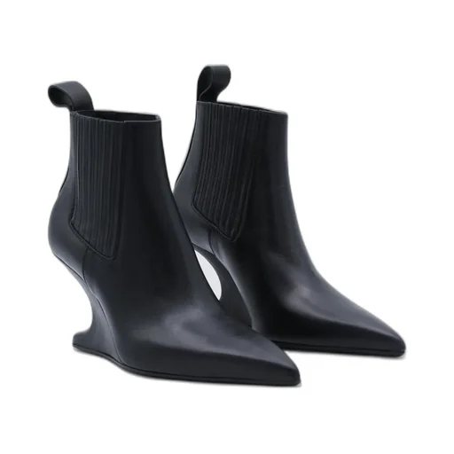 Rick Owens Pointed Toe Ankle Boots