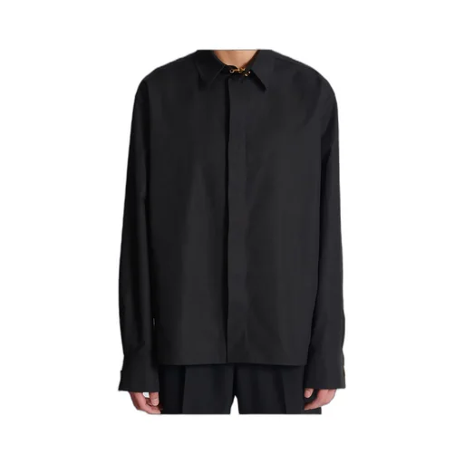 Balmain Asymmetric Poplin Shirt