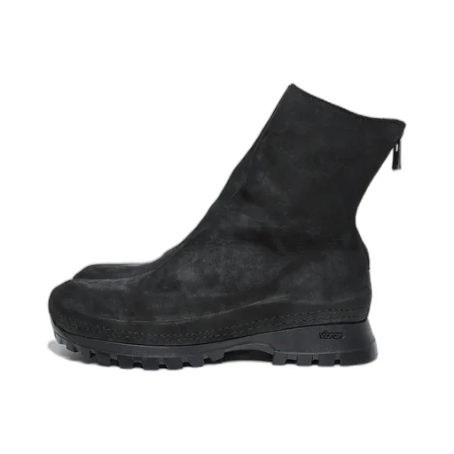 Back Zipper Ankle Boots
