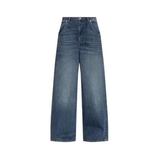 Belt Loop Denim Trousers