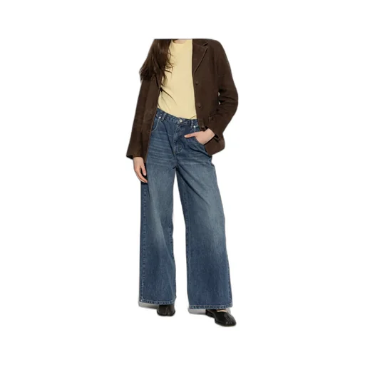 Belt Loop Denim Trousers