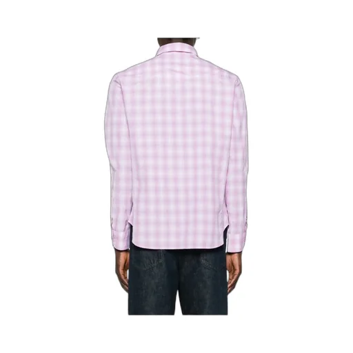 Long-Sleeved Plaid Shirt
