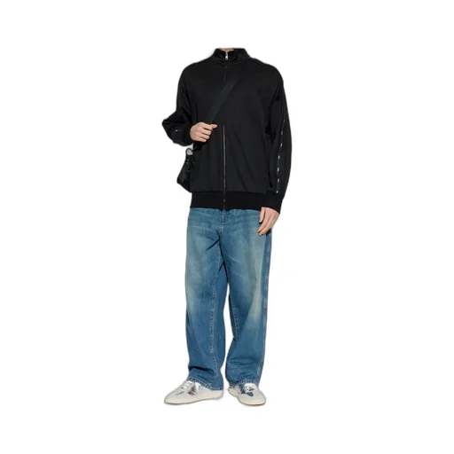 Moschino Vintage Effect Logo Patch Jeans