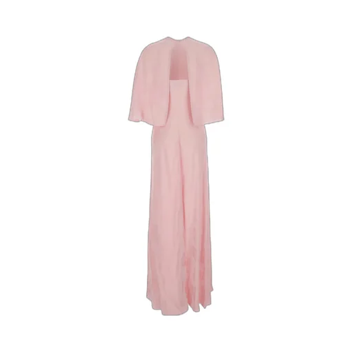 Forte Forte Embroidered Cape Maxi Dress