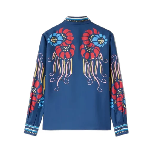 La Doublej Printed Silk Shirt