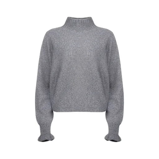 Twinset Mock-Neck Ruffled Jumper
