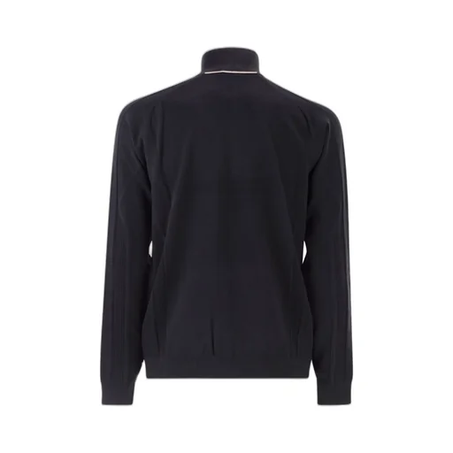 Boss Hugo Boss Zip Detailed High Neck Jumper