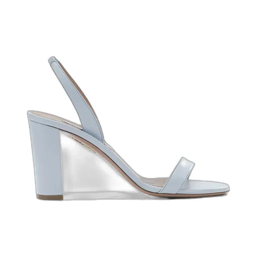 Round-Toe High-Heeled Sandals