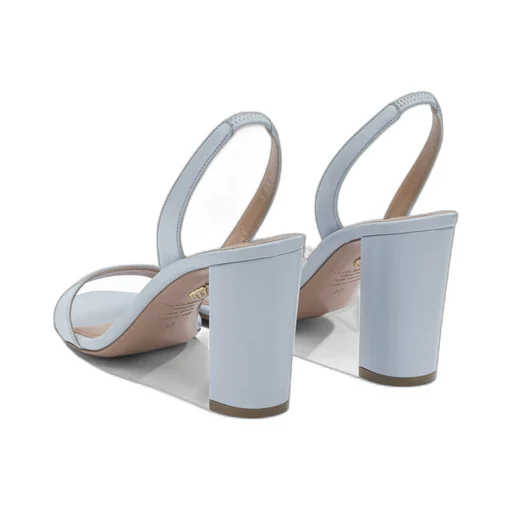 Round-Toe High-Heeled Sandals