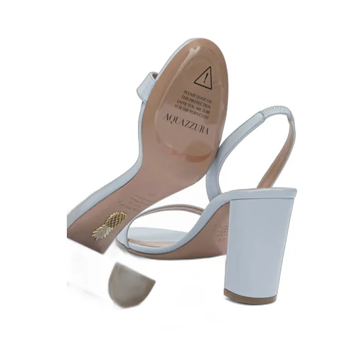 Round-Toe High-Heeled Sandals