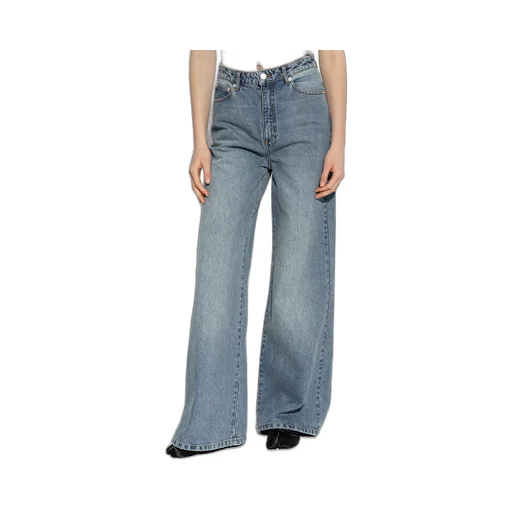 Belt Loop Denim Trousers