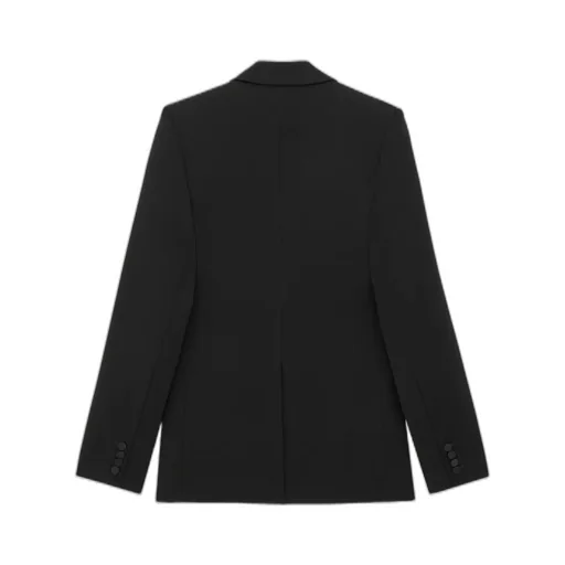 Veste De Smoking En Grain De Poudre