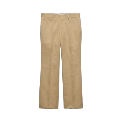 Trumpet Flare Cotton Trousers
