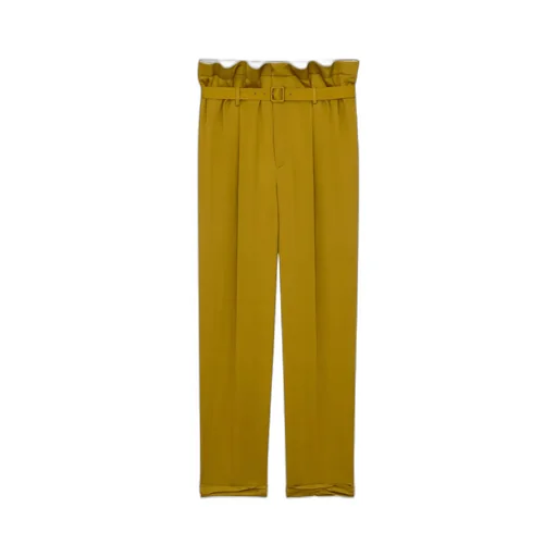 Paperbag Pants In Silk