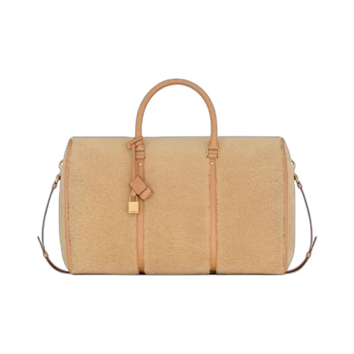 Duffle Bag In Shearling